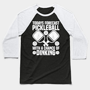 Pickleball Forecast Baseball T-Shirt